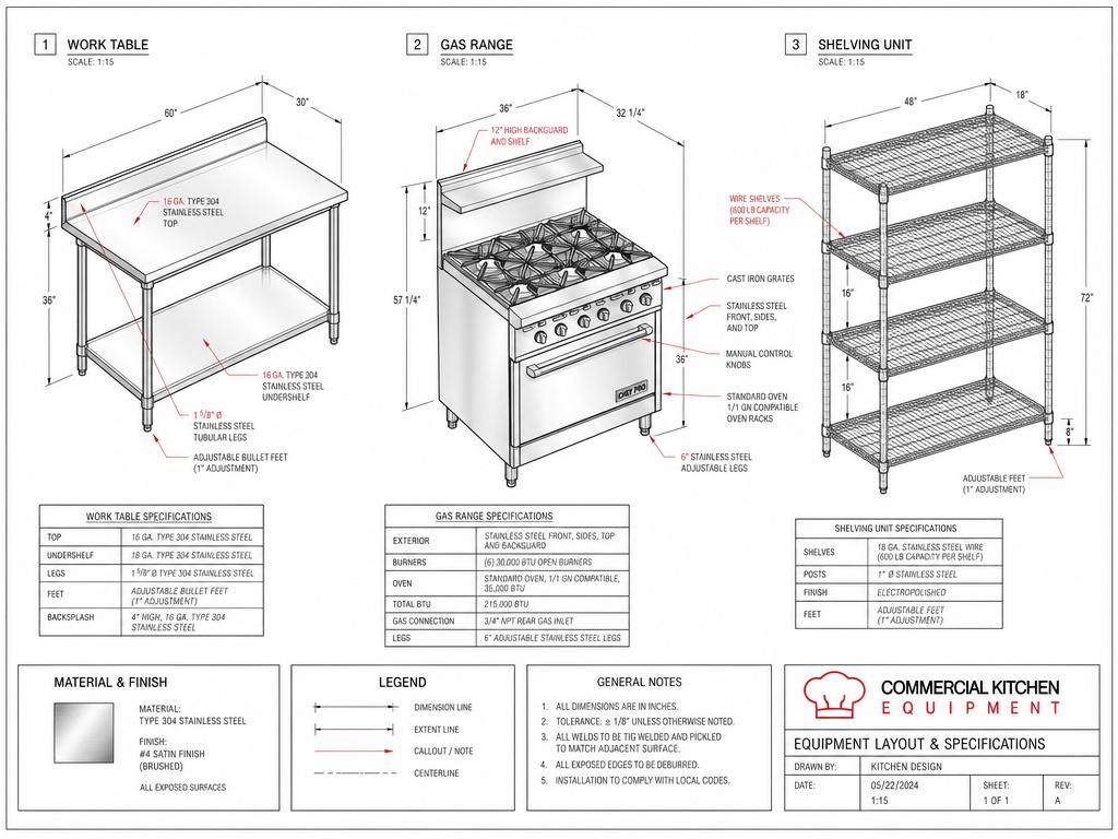 Isométricos de fabricación